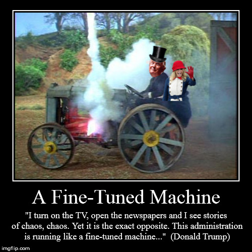 A Fine-Tuned Machine (Trump Administration) - Imgflip