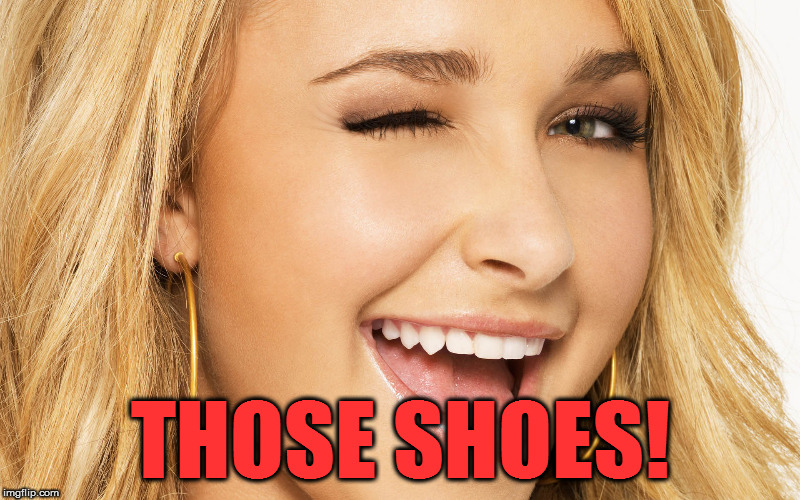 THOSE SHOES! | made w/ Imgflip meme maker
