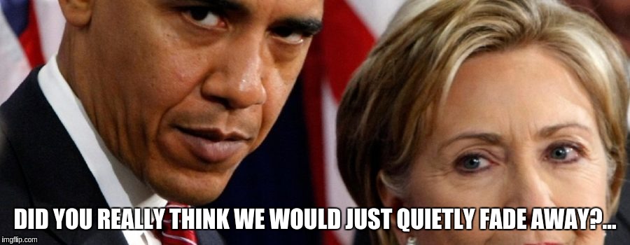The conspiracy is no longer a theory | DID YOU REALLY THINK WE WOULD JUST QUIETLY FADE AWAY?... | image tagged in the conspirators,memes | made w/ Imgflip meme maker