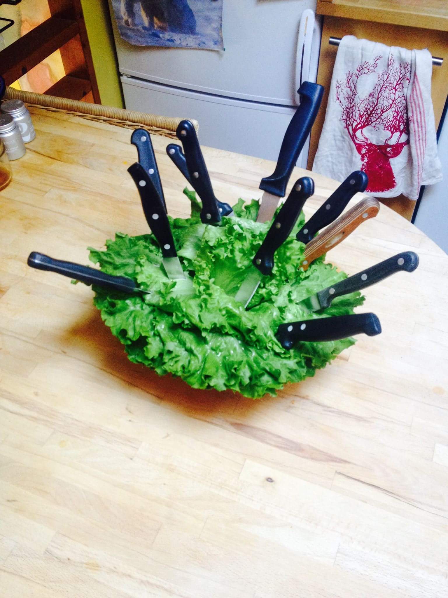 Caesar Salad Blank Meme Template