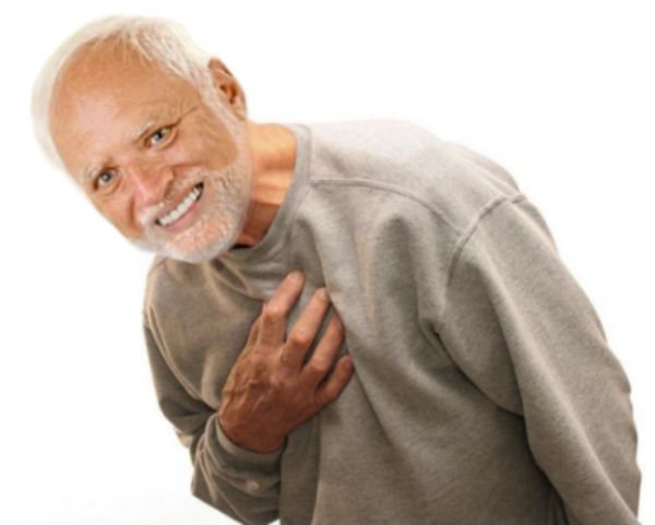 harold heart attack Blank Meme Template