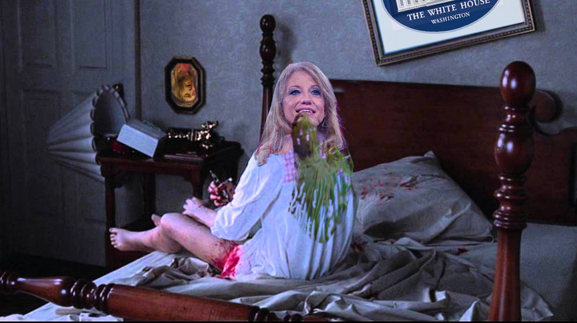 Kellyanne Conway Exorcist Blank Meme Template