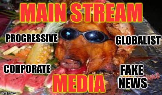 Media Anti-Trump | PROGRESSIVE; GLOBALIST; CORPORATE; FAKE NEWS | image tagged in biased media,msm,msm lies,trump | made w/ Imgflip meme maker