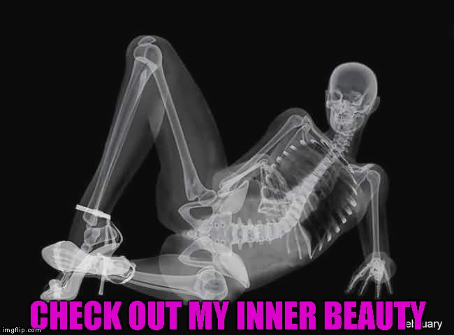CHECK OUT MY INNER BEAUTY | made w/ Imgflip meme maker