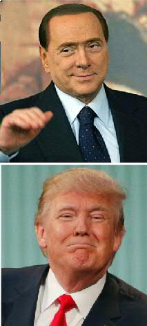 berlusconi trump Blank Meme Template