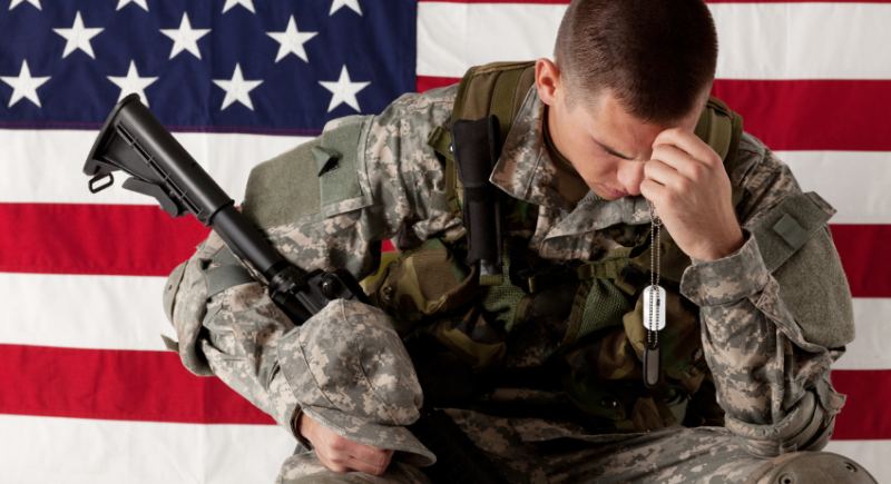 High Quality American Soldier Facepalm Blank Meme Template