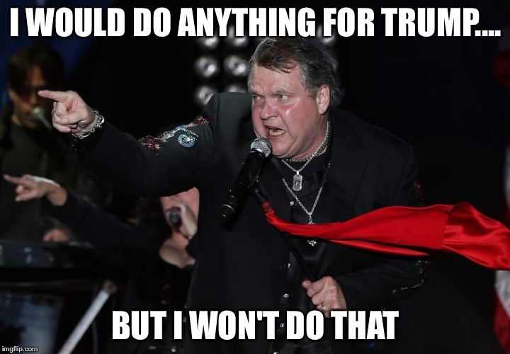 I WOULD DO ANYTHING FOR TRUMP.... BUT I WON'T DO THAT | made w/ Imgflip meme maker