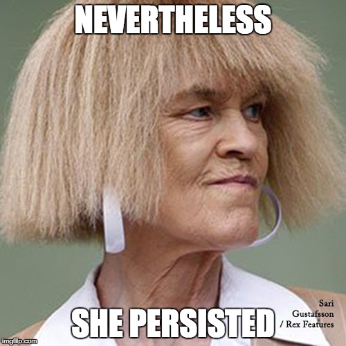 Carla Bley | NEVERTHELESS; SHE PERSISTED | image tagged in women,music,composer | made w/ Imgflip meme maker