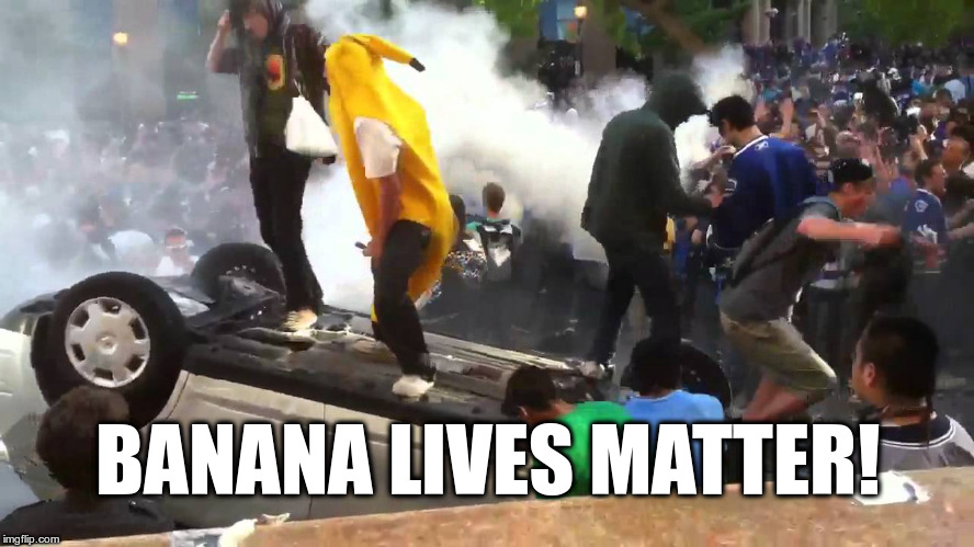 BANANA LIVES MATTER! | BANANA LIVES MATTER! | image tagged in banana,lives,blm,vegan | made w/ Imgflip meme maker