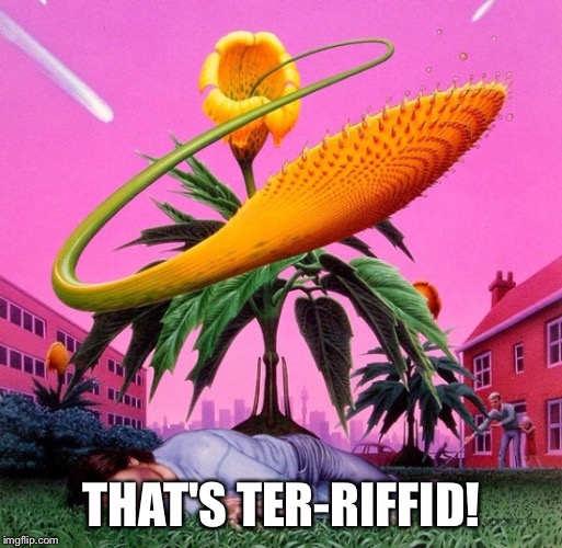 THAT'S TER-RIFFID! | made w/ Imgflip meme maker
