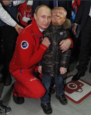 Putin's little trump  Blank Meme Template