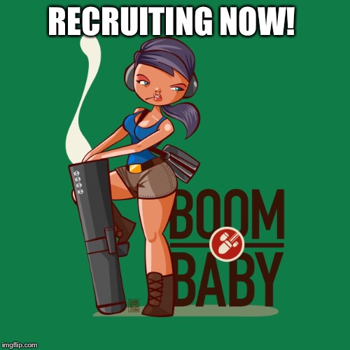 RECRUITING NOW! | made w/ Imgflip meme maker