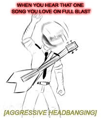 Full volume | WHEN YOU HEAR THAT ONE SONG YOU LOVE ON FULL BLAST | image tagged in fnaf,mike schmidt,agressive headbanging | made w/ Imgflip meme maker