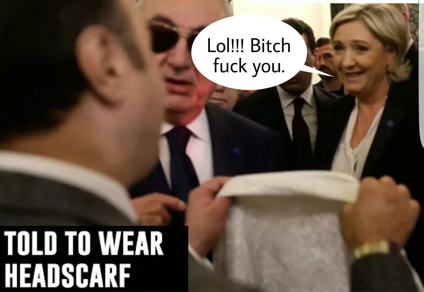 Le Pen Blank Meme Template