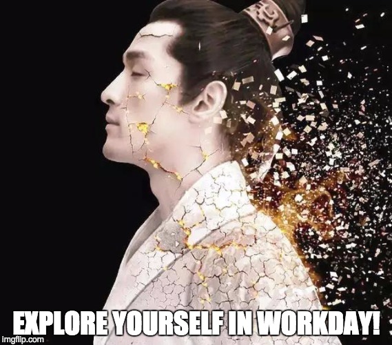 胡歌 | EXPLORE YOURSELF IN WORKDAY! | image tagged in hgh | made w/ Imgflip meme maker