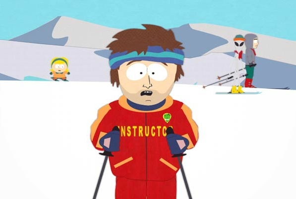 High Quality Ski Instructor you're going to have a bad time Blank Meme Template