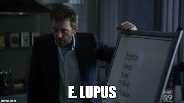 E. LUPUS | made w/ Imgflip meme maker