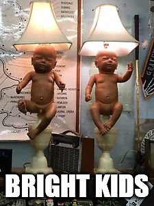 Ha! | BRIGHT KIDS | image tagged in baby,meme,funny,weird | made w/ Imgflip meme maker