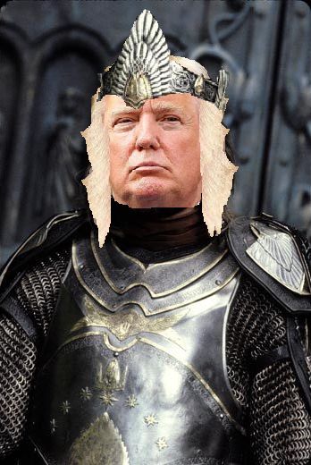 The King Trump Blank Meme Template