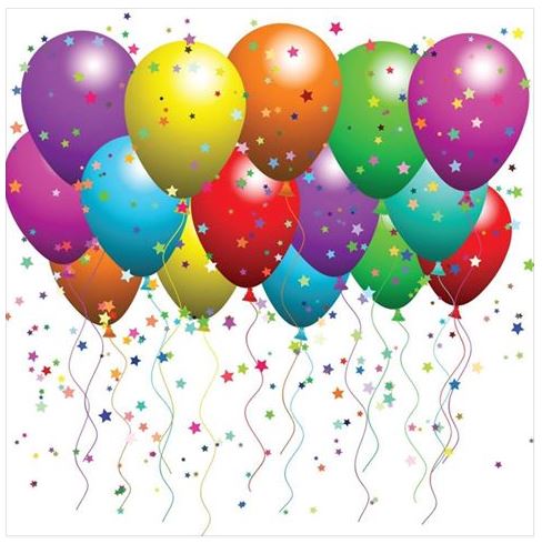 happy birthday baloons Blank Meme Template