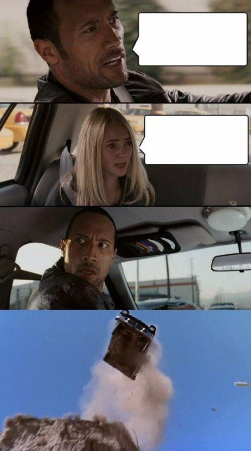 High Quality the rock - philosophy Blank Meme Template