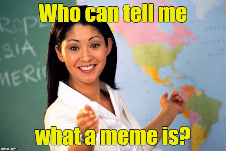 Who can tell me what a meme is? | made w/ Imgflip meme maker