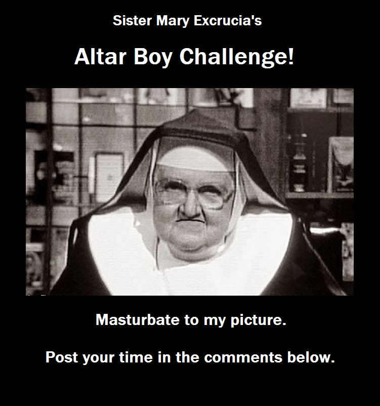 Altar Boy Challenge NSFW Blank Meme Template