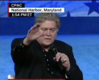 Bannon Salute Blank Meme Template