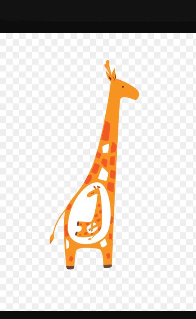 High Quality Pregnant giraffe  Blank Meme Template