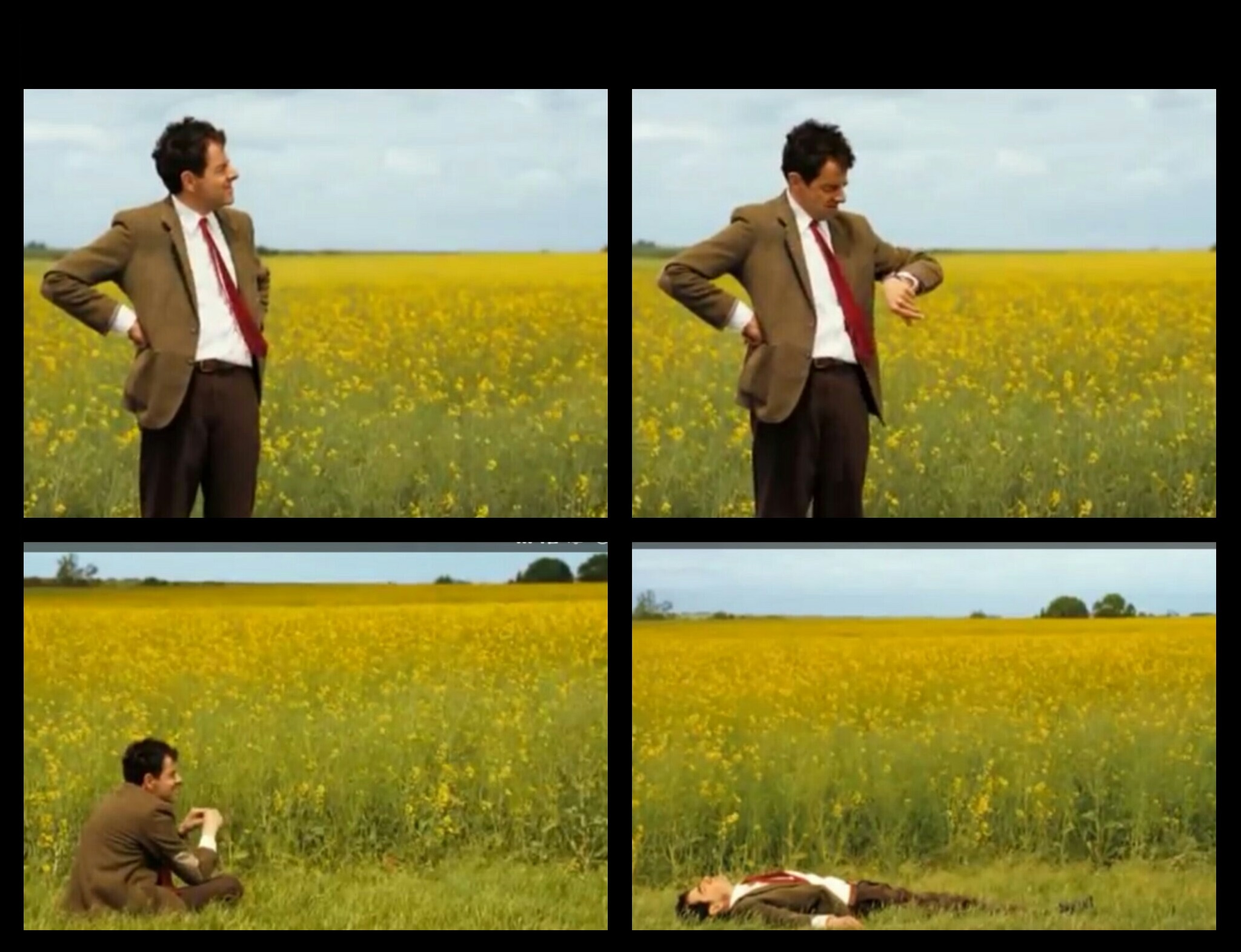 Mr.Bean Blank Meme Template