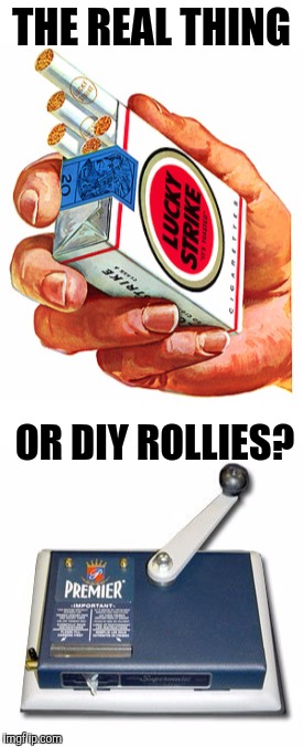 THE REAL THING OR DIY ROLLIES? | made w/ Imgflip meme maker