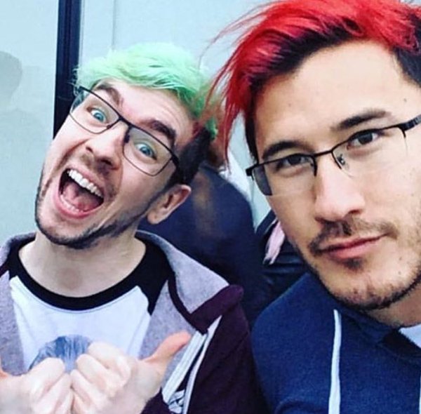 jacksepticeye and markiplier meme Blank Meme Template