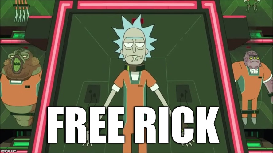 Free rick | FREE RICK | image tagged in free rick | made w/ Imgflip meme maker