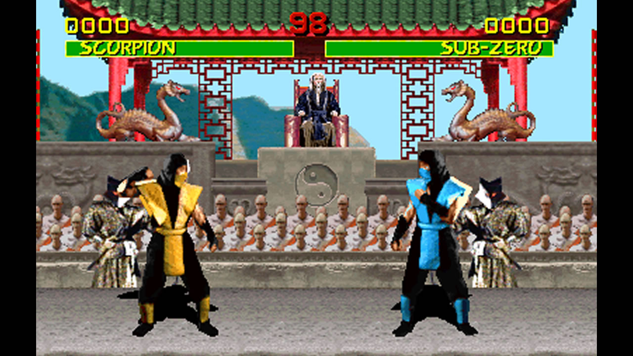 Mortal Kombat 1 SNES Blank Meme Template