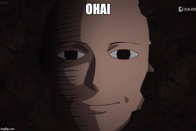 One Punch Man |  OHAI | image tagged in one punch man | made w/ Imgflip meme maker