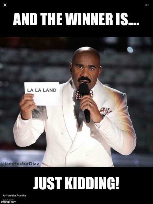  AND THE WINNER IS.... JUST KIDDING! | image tagged in academy award winner is | made w/ Imgflip meme maker