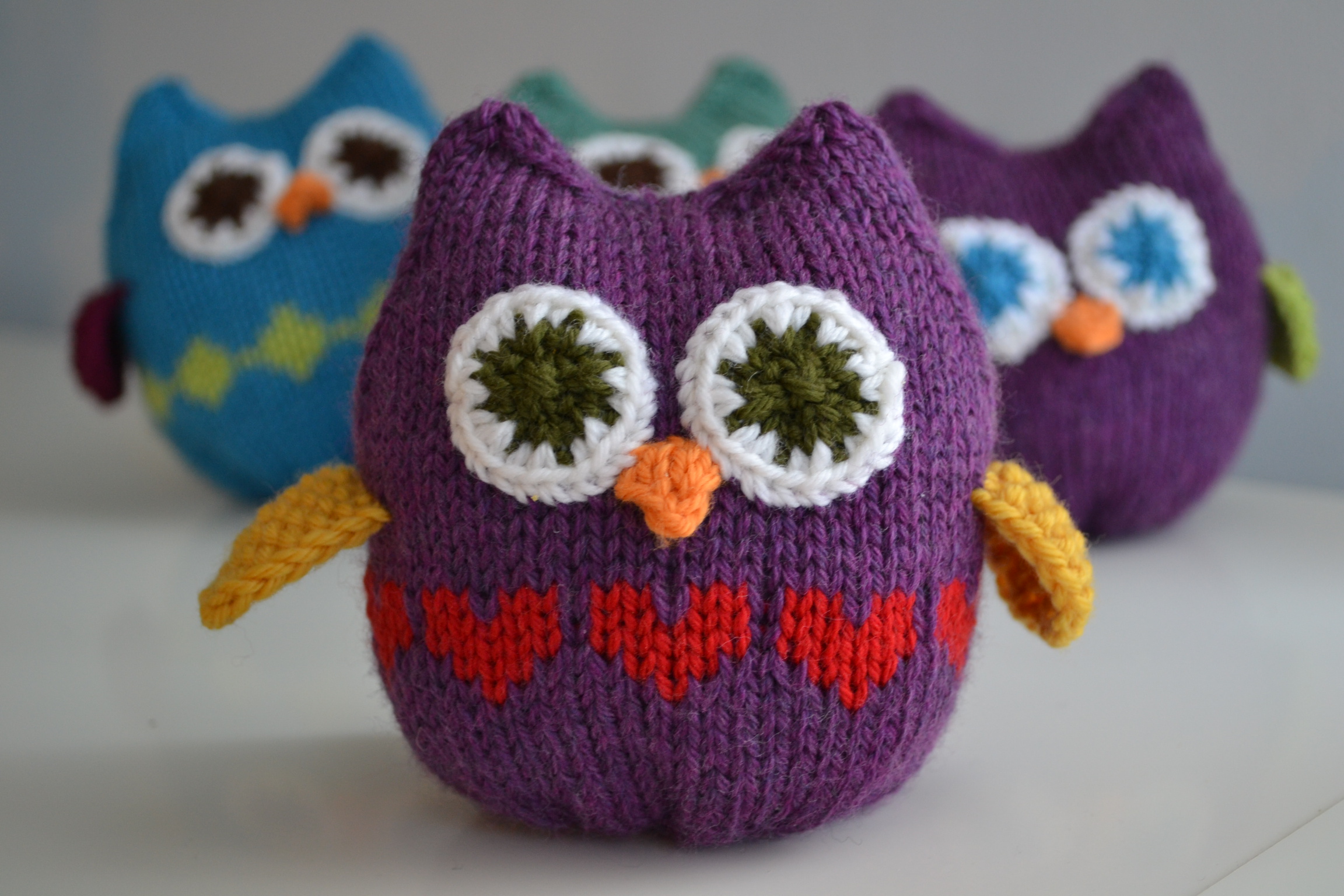 Knit Owls Blank Meme Template