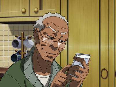 High Quality Grandad Boondocks Blank Meme Template