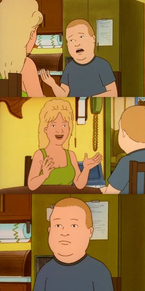 Weird Advice Luanne Blank Meme Template