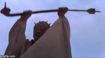 What I look like if you wake me up in the morning | image tagged in gifs,star wars | made w/ Imgflip video-to-gif maker