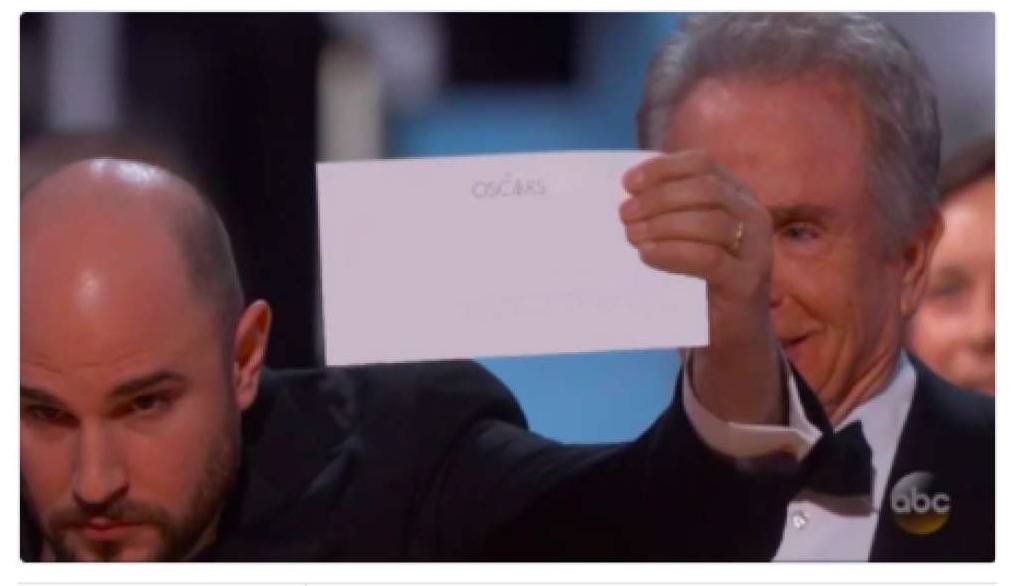 Oscar card Blank Meme Template
