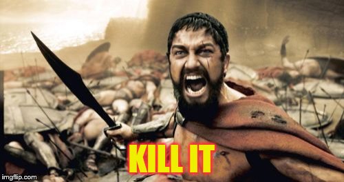 Sparta Leonidas Meme | KILL IT | image tagged in memes,sparta leonidas | made w/ Imgflip meme maker