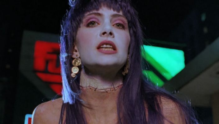 Frankenhooker has something on her mind,,, Blank Meme Template