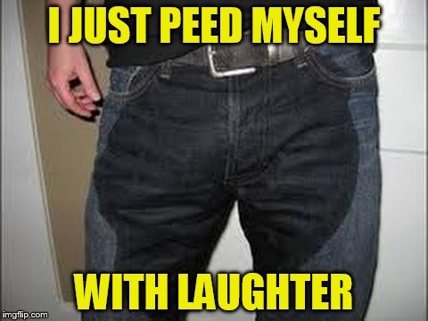 I JUST PEED MYSELF WITH LAUGHTER | made w/ Imgflip meme maker