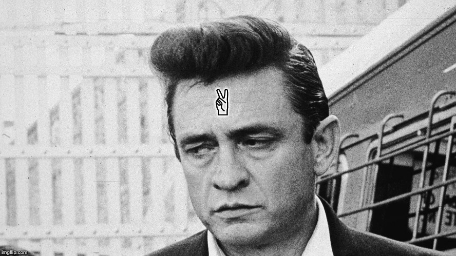 Johnny Cash Disappointed | ✌︎ | image tagged in johnny cash disappointed | made w/ Imgflip meme maker