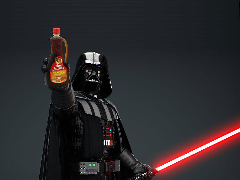 Darth Vader Syrup Blank Meme Template