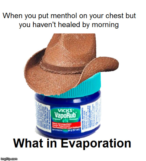 What in Evaporation | image tagged in what in tarnation,funny,memes | made w/ Imgflip meme maker