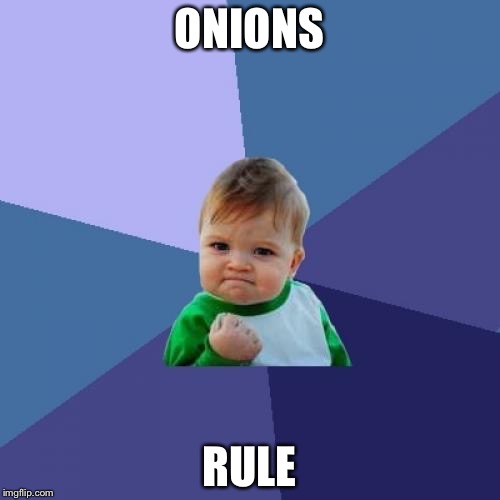 Success Kid Meme | ONIONS; RULE | image tagged in memes,success kid | made w/ Imgflip meme maker