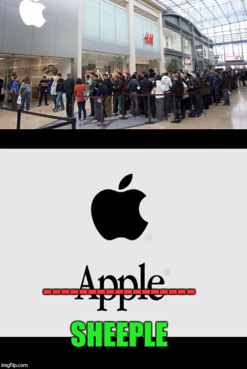 Ridic. | image tagged in apple | made w/ Imgflip meme maker