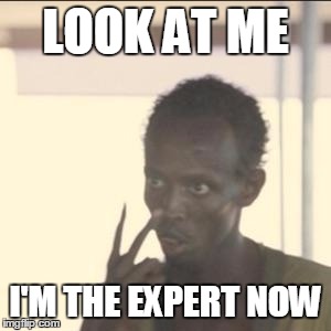 Image result for im an expert now meme